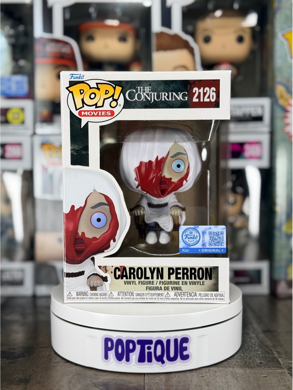 The Conjuring Carolyn Perron Bloody Funko Pop! #2126 - EE Exclusive